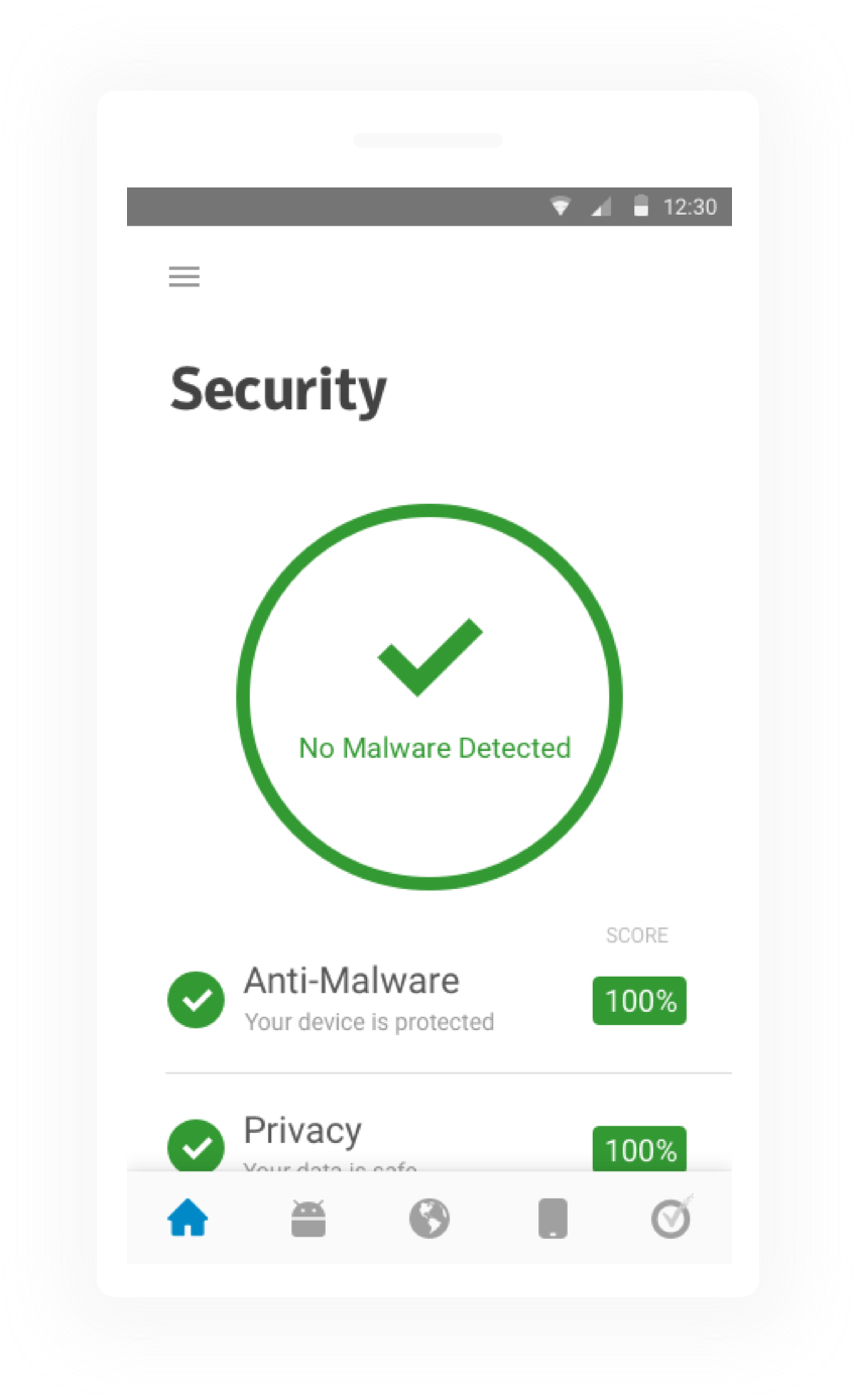 Android: Device Security home