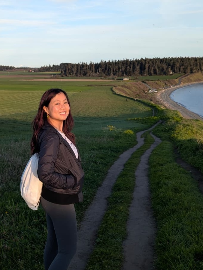 Mary Shao on a hike